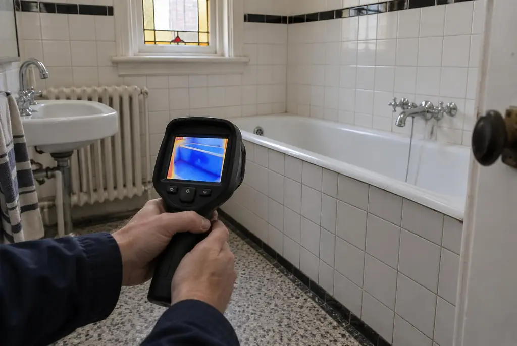 Lekdetectie Dronten – onderzoek in een badkamer van een oudere woning